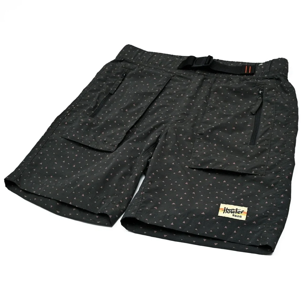 Howler Brothers Pedernales Packable‎ Shorts Men's 30 Geometric Hiking Outdoor